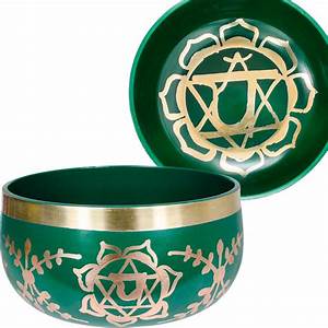 Green Heart Chakra Singing Bowl Set