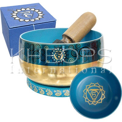 Blue Throat Chakra Singing Bowl Set