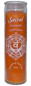 Sacral Chakra 7 Day Candle